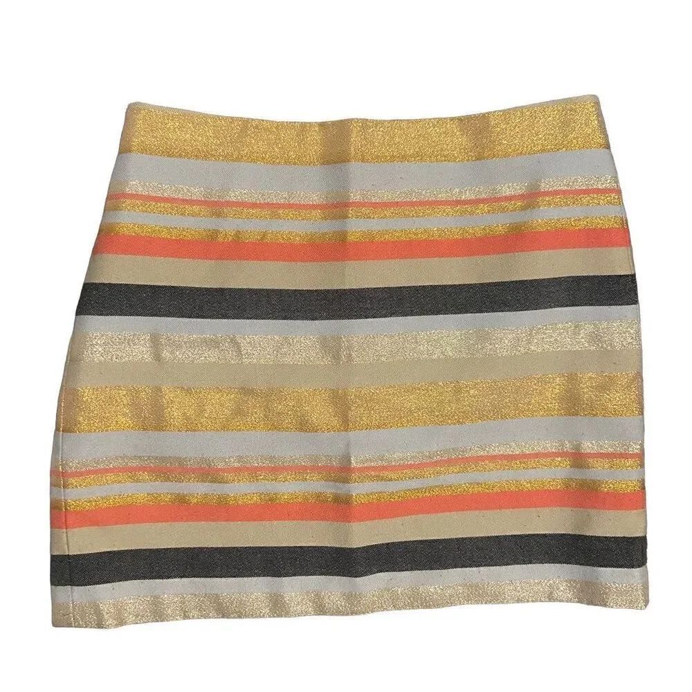 J. Crew Shimmered Mini Skirt